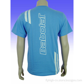 Custom Polyester Short Sleeve Printing Round Neck Sports T-Shirt